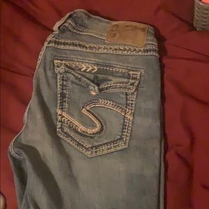 Silver jeans